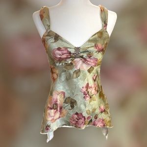 IZ Byer California Floral Tank
